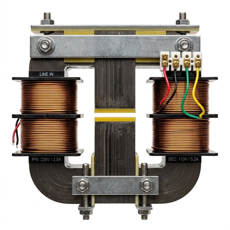Coil and Air Gap Top View