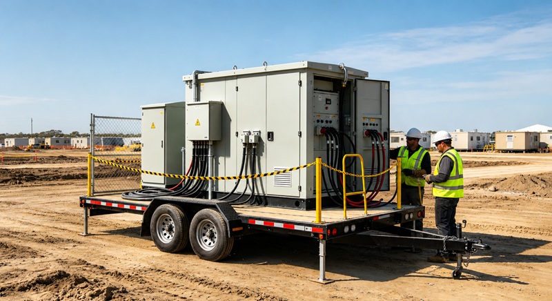 Temporary Power Mobile Substation Temporary Power Mobile Substation
