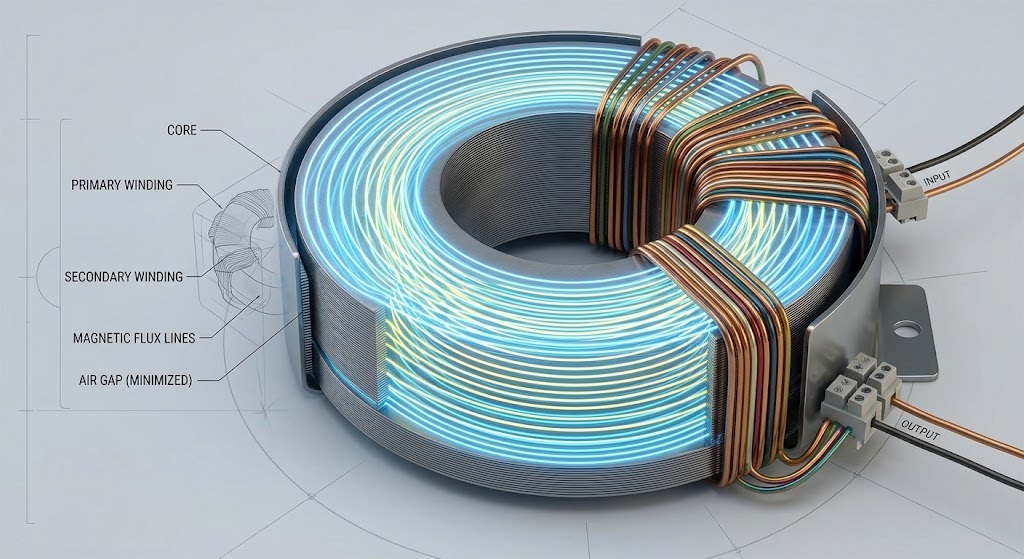 Why Are Toroidal Transformers So Effective at Reducing Noise?